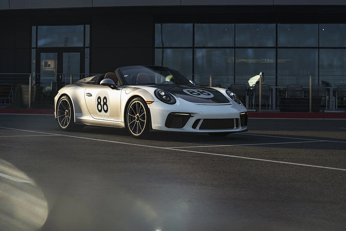 The final winner of this charity auction will get the 911 Speedster along with a custom package filled with Porsche goodies