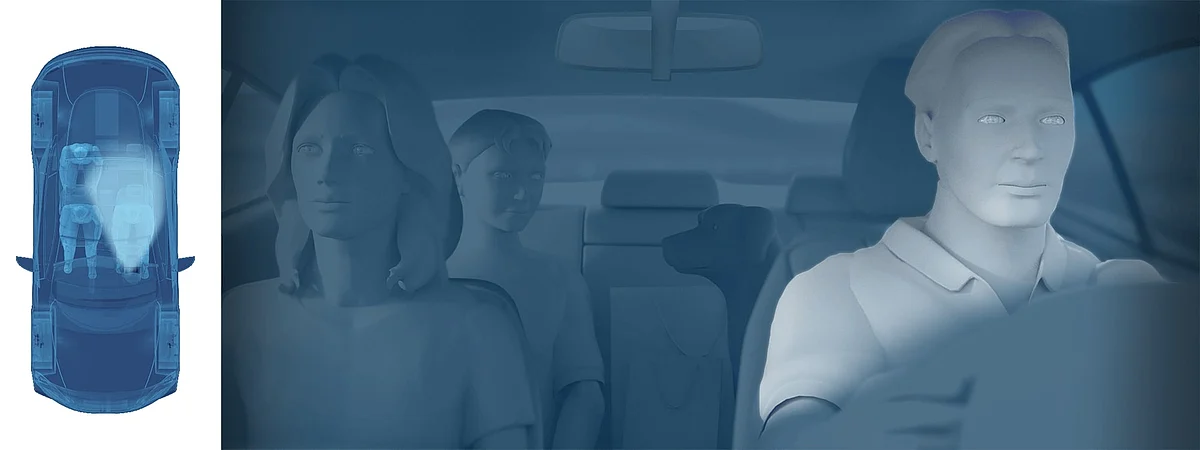 This feature provides real-time data to the system about the occupants position which helps in optimizing the airbag deployment.