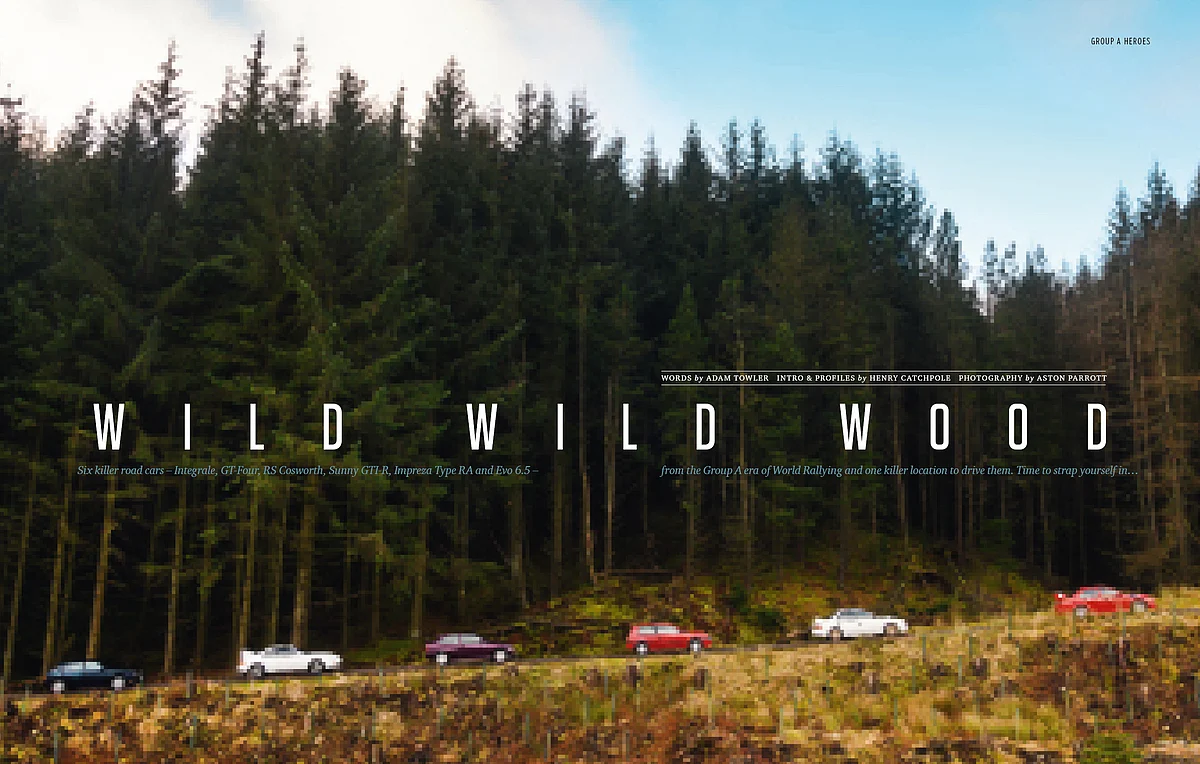 Group A heroes on the WRC rally stage