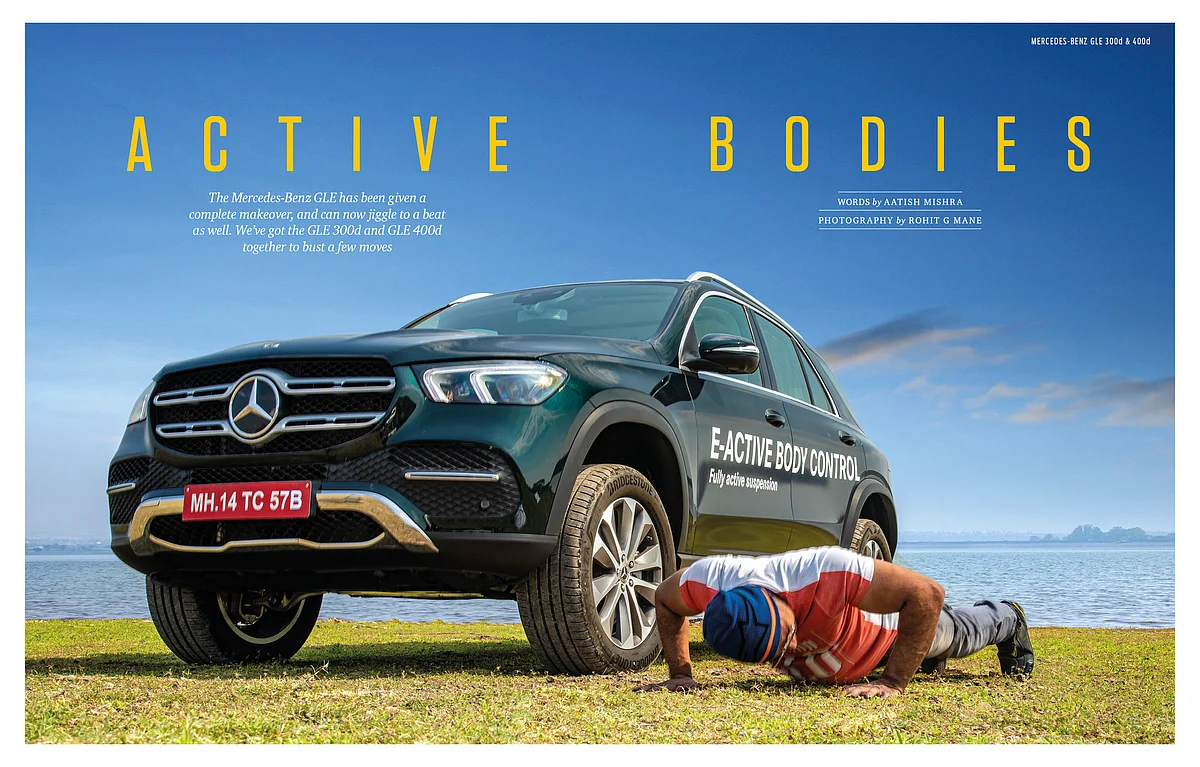Who's winning? Our muscleman or the GLE 400d?