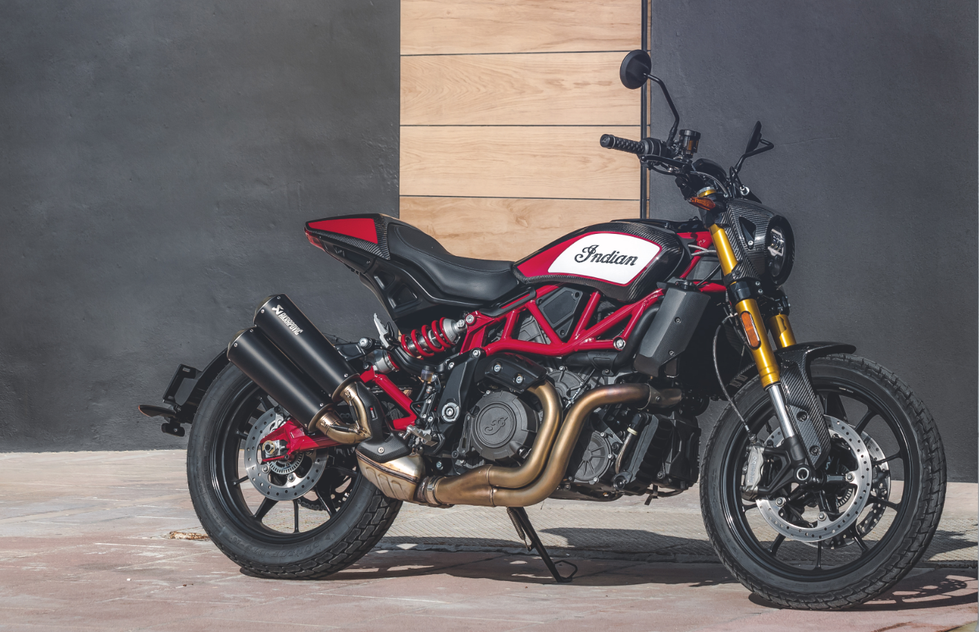 Indian FTR1200 Carbon right