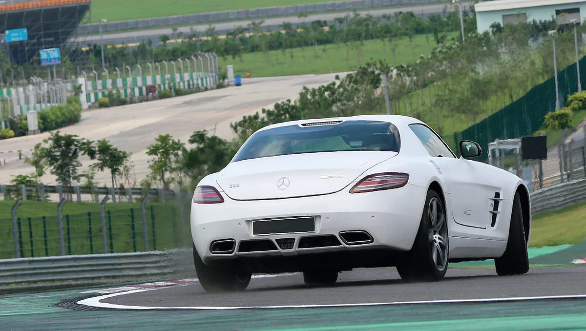 Powerslides are easy as pie when you're sitting right over the rear axle
