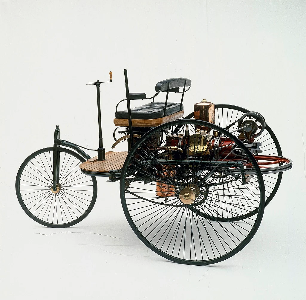 1886 Karl Benz Patentwagen with steering arm