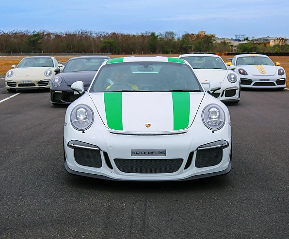 The first and only Porsche 911 R in India at the MMRT