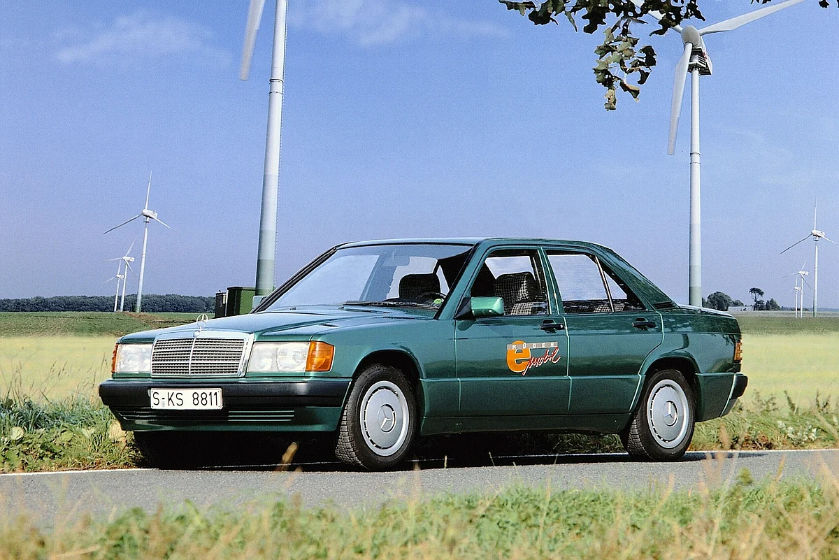 The electric prototype at Rugen island in Germany