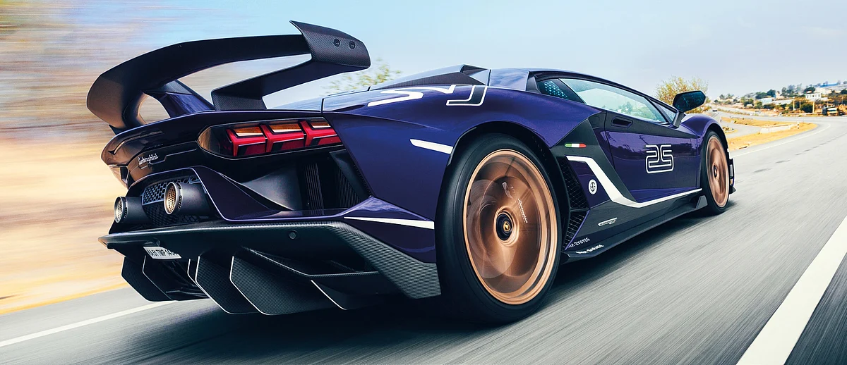 The first Lamborghini
Aventador SVJ delivered in India