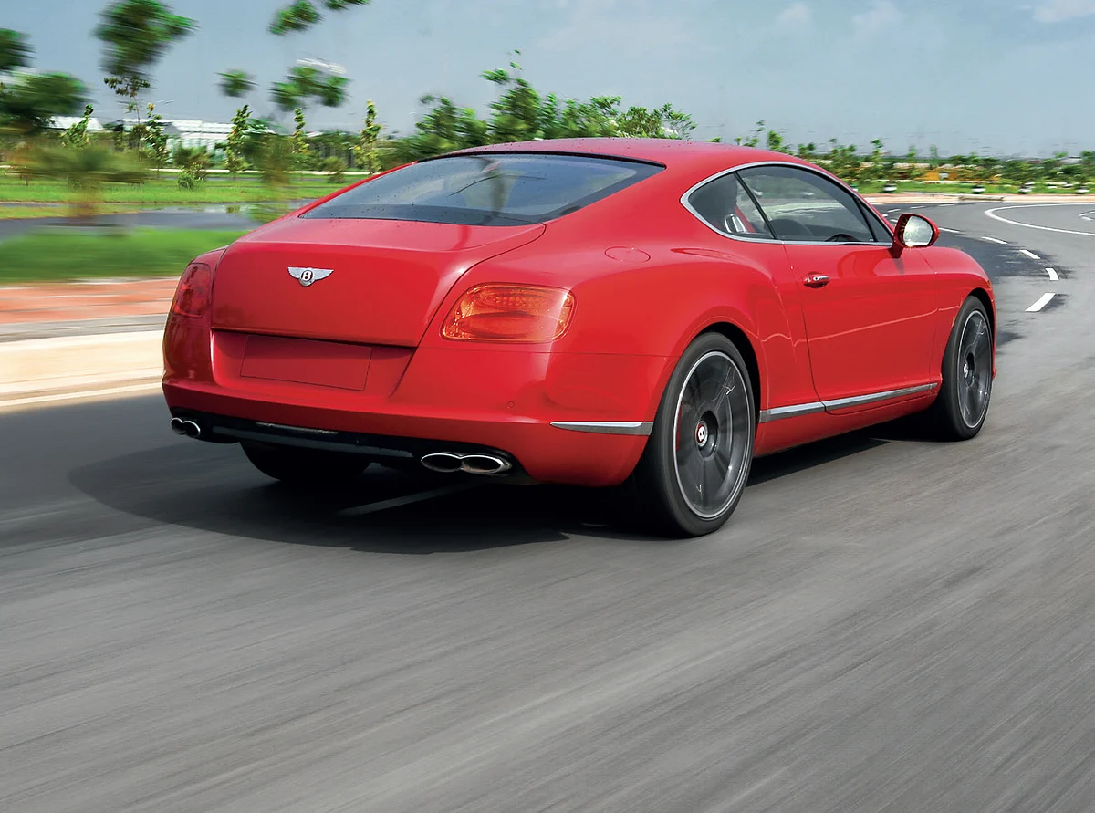 Not doing 300kmph on the way back home, in the best driving Bentley ever