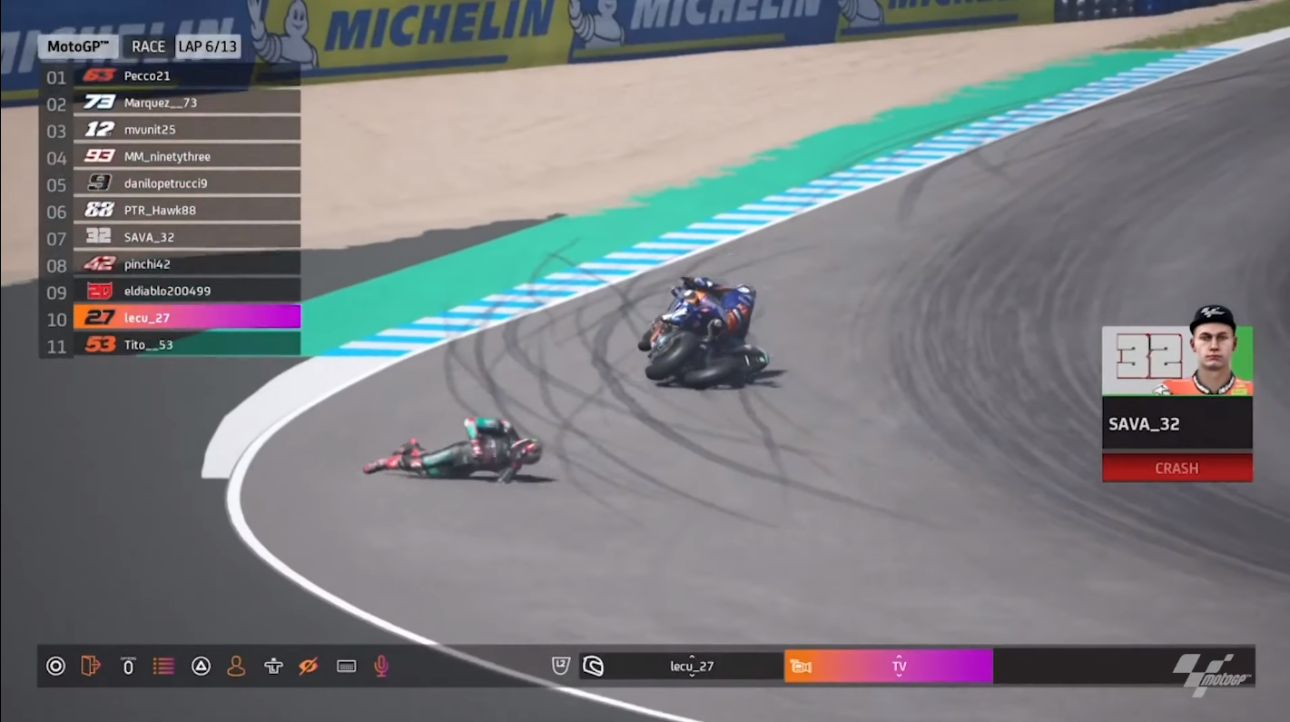 Lorenzo Savadori crashes