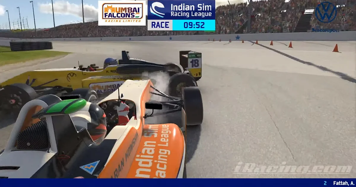 Kaushick Mohanraja crashes into Karan Kowshik
