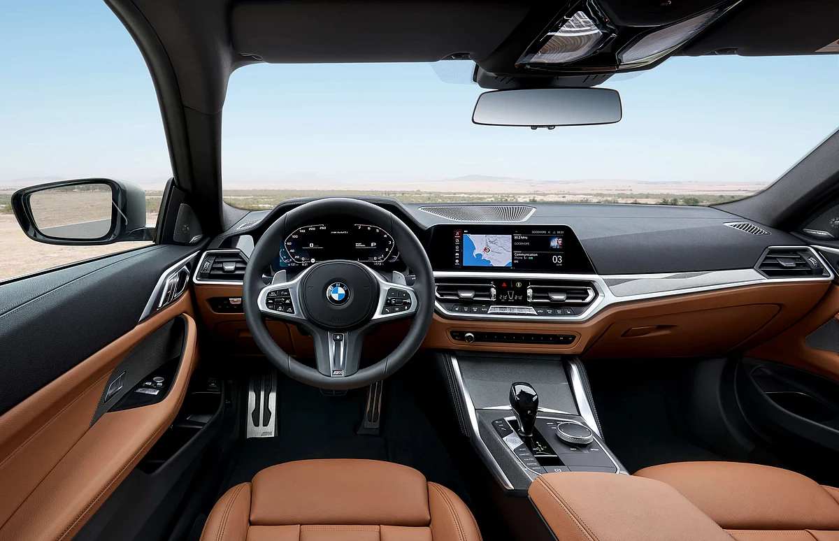 Plush interiors of the 4 Series