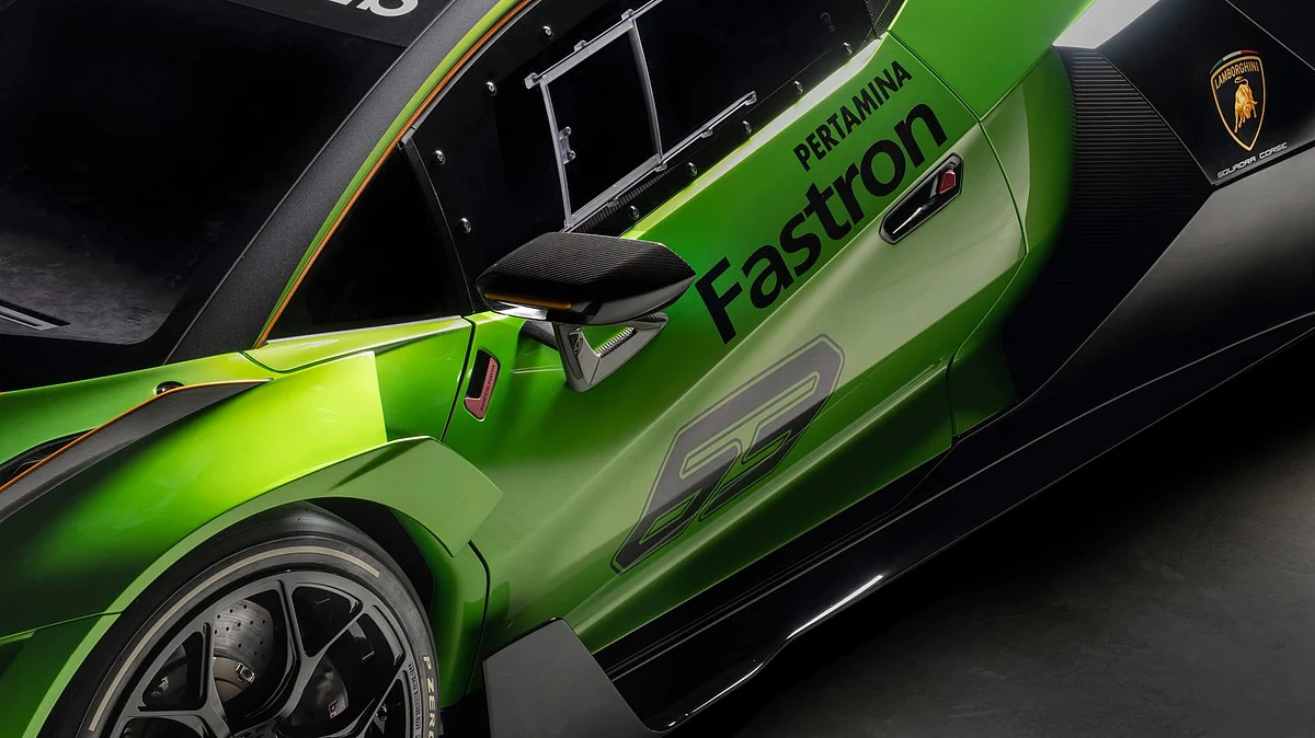 Small details, like the fixed windows, show off its motorsport chops