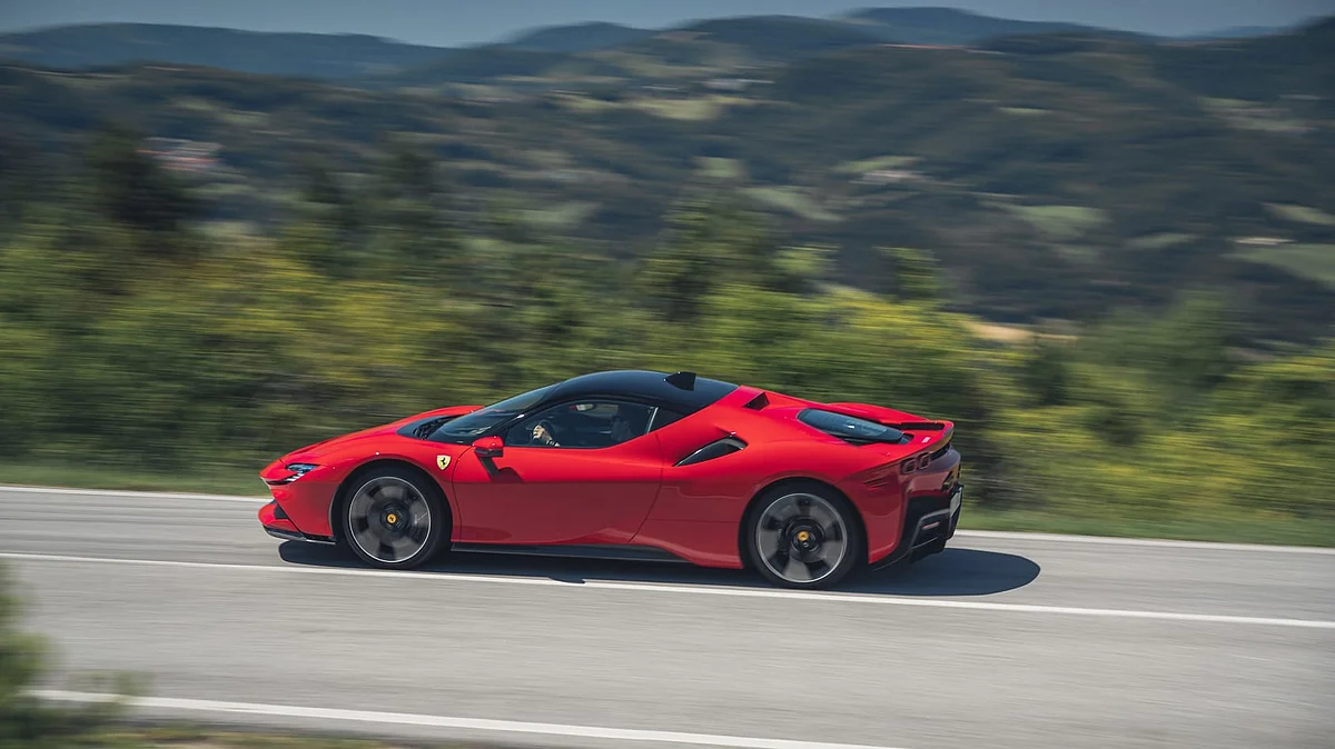 It marks a return to a mid-engined Ferrari range-topper; something last seen with the F512M