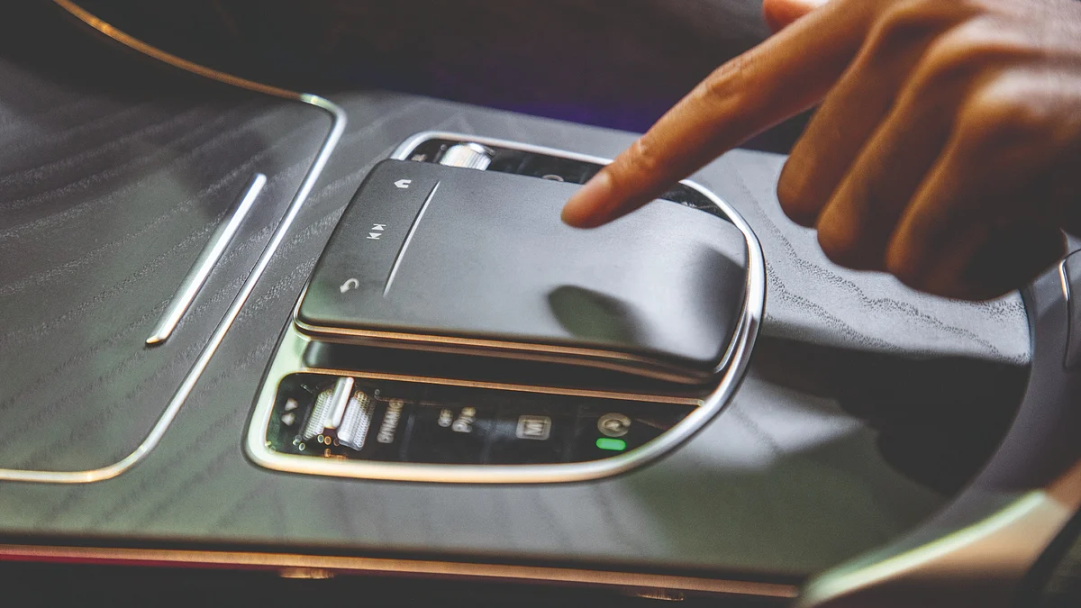 The trackpad is
one of the many ways you can interact with MBUX