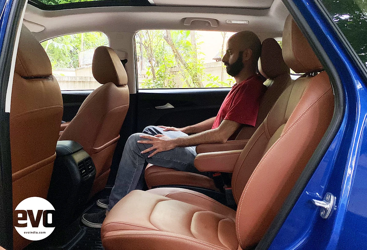 Ample room in the second row