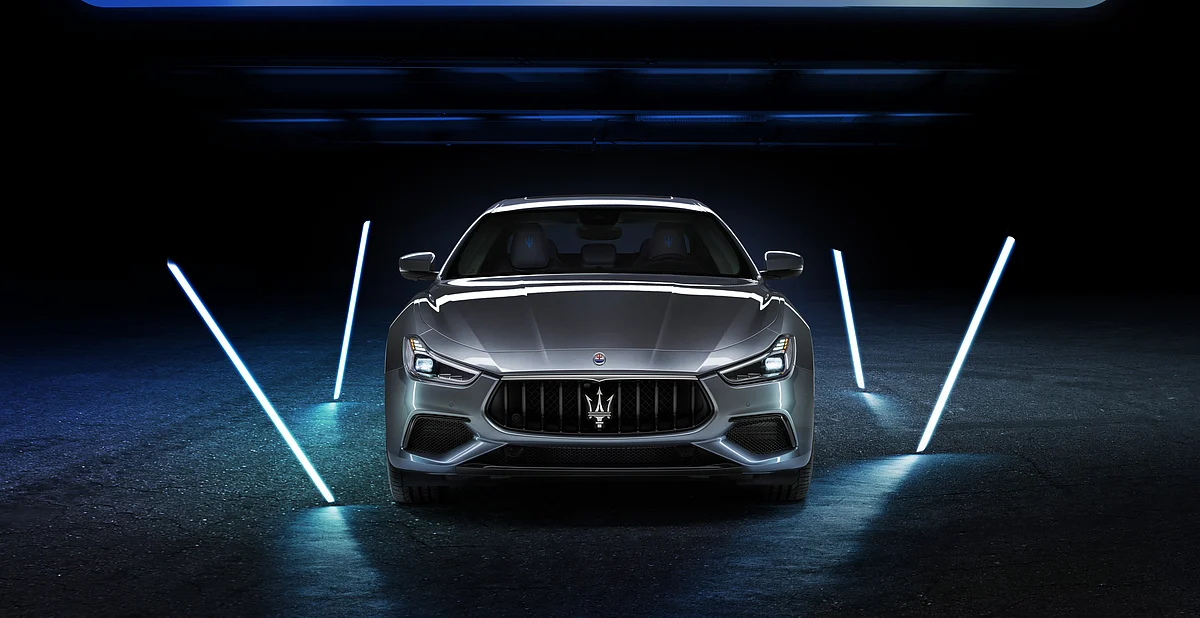 Redesigned grille resembles a tuning fork or, more closely, the Maserati trident