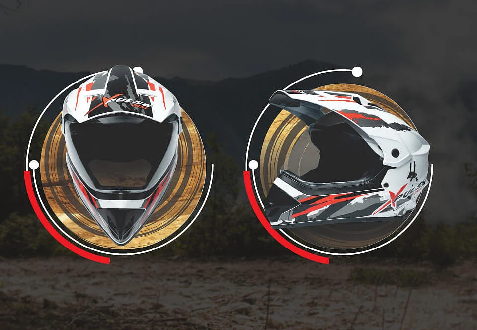 The XPulse Range of off-road helmets