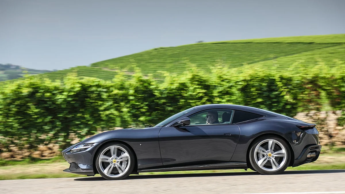 It handles as you would expect a front-engined Ferrari to be