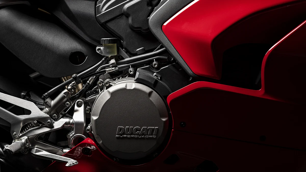 The 955cc L-twin has been reworked