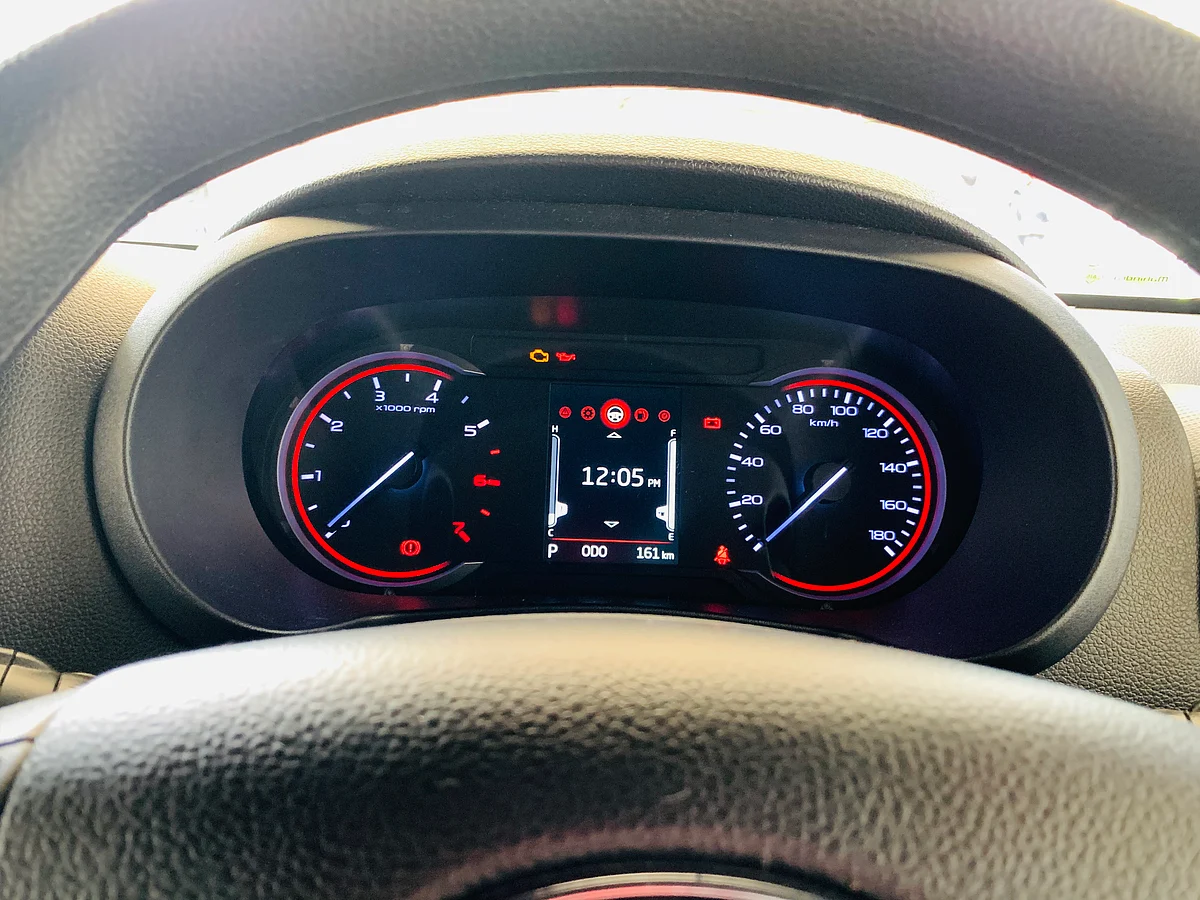 Instrument cluster has been updated too