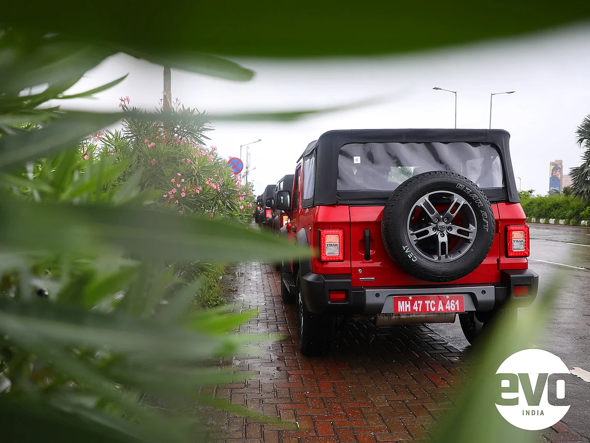 The soft top can be stowed away rather easily