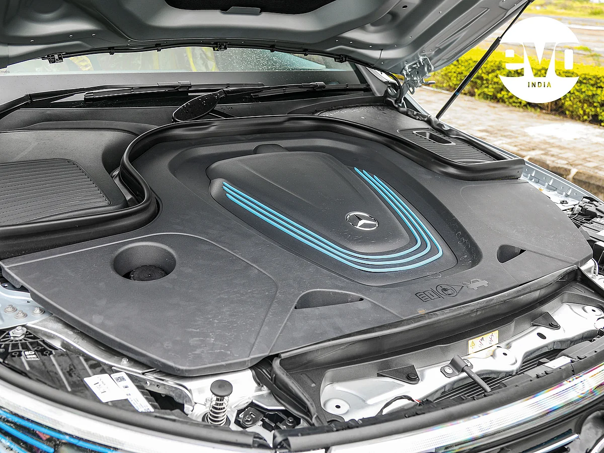 No frunk here, the motor sits under the hood
