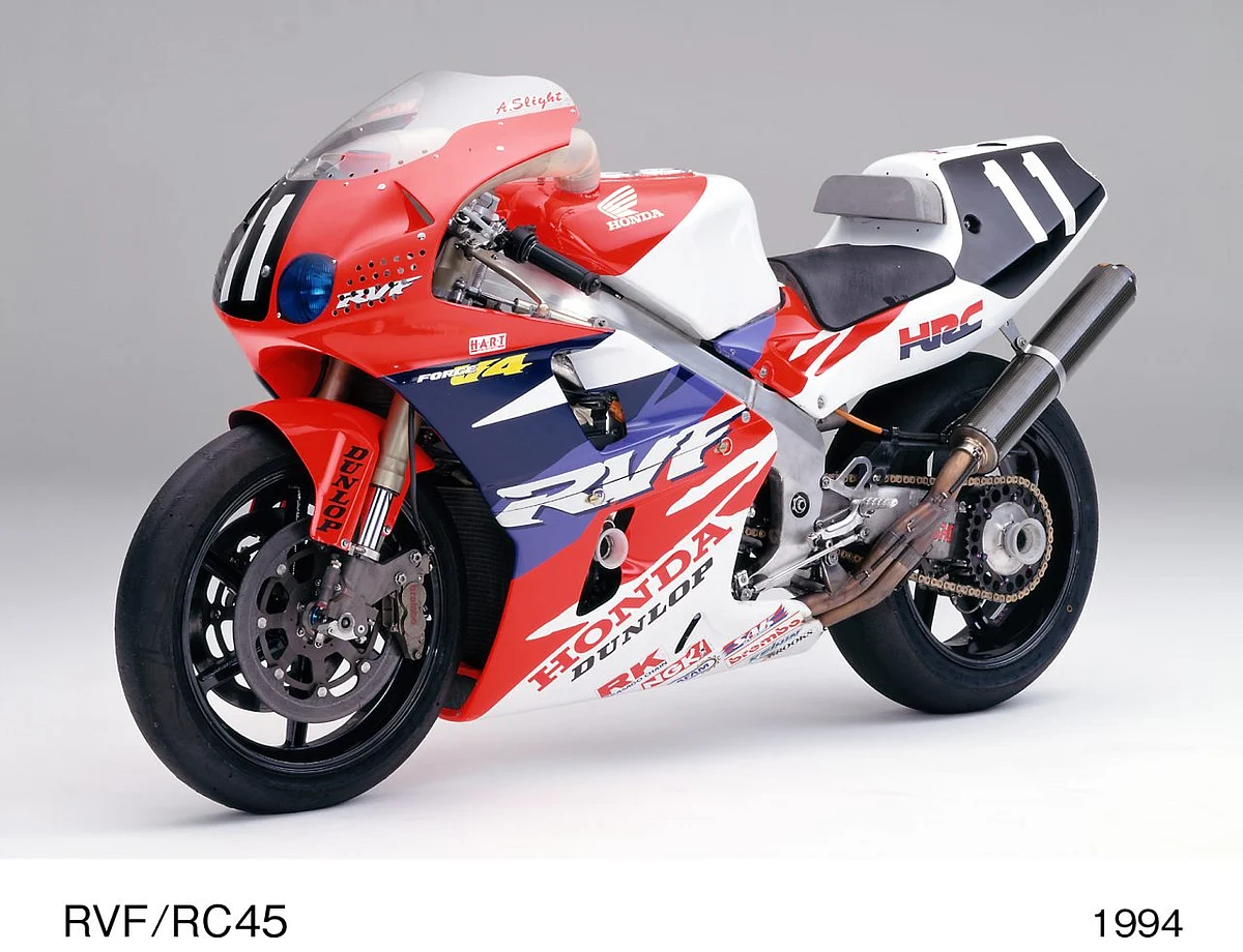 The RC45 gave Honda it's first consecutive winning streak