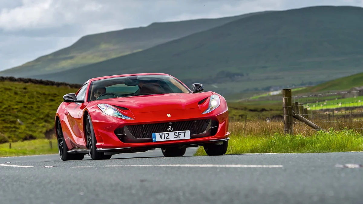 The 812 Superfast looks like a GT car in proportion and configuration, but in detail, it’s purebred supercar
