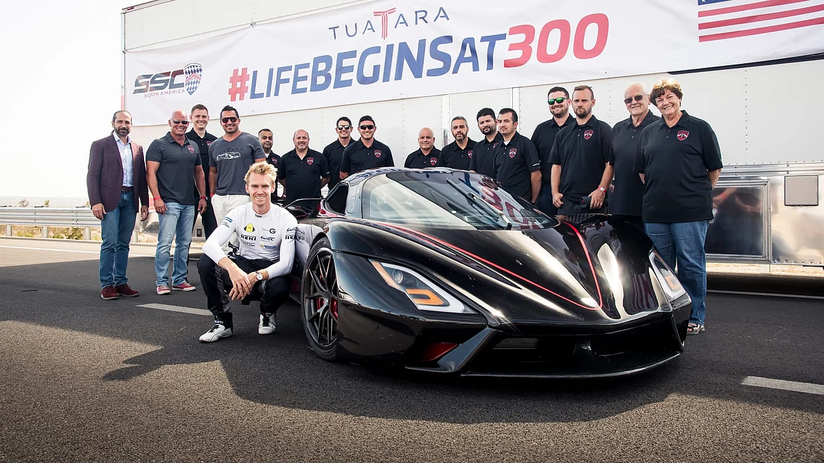 Oliver Webb, the British racing driver tested the world's fastest car
