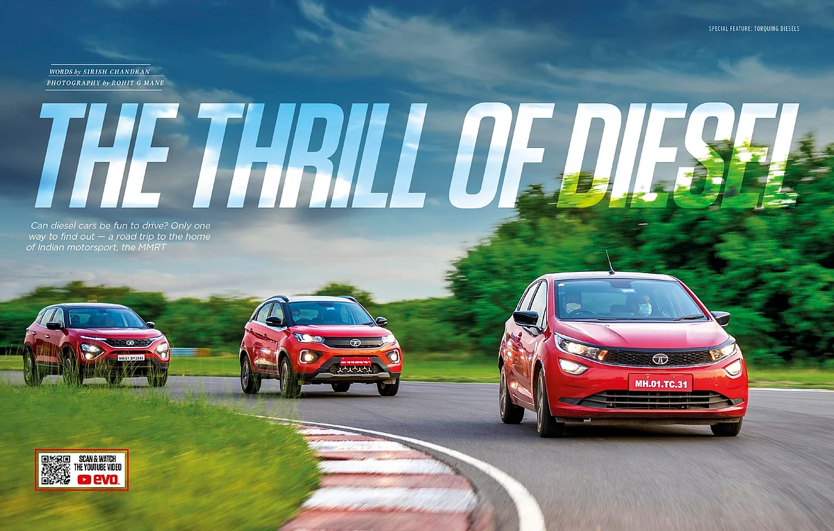 Experience the Thrill of Diesel with three different Tatas on a racetrack