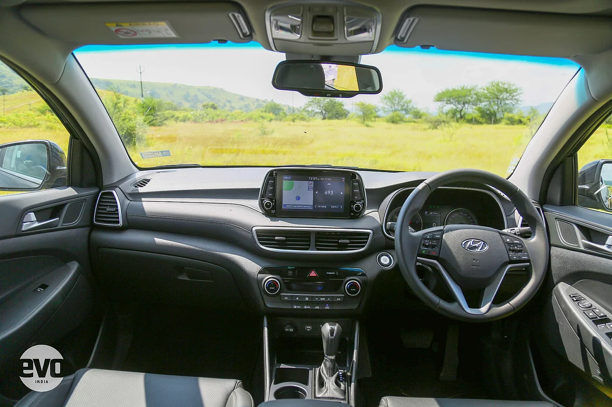 The new Tucson gets a redesigned dash