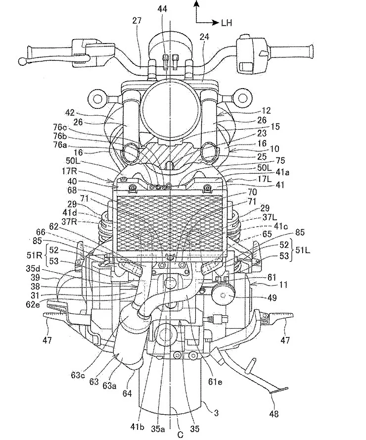 Notice the lack of a gear shifter and clutch lever?