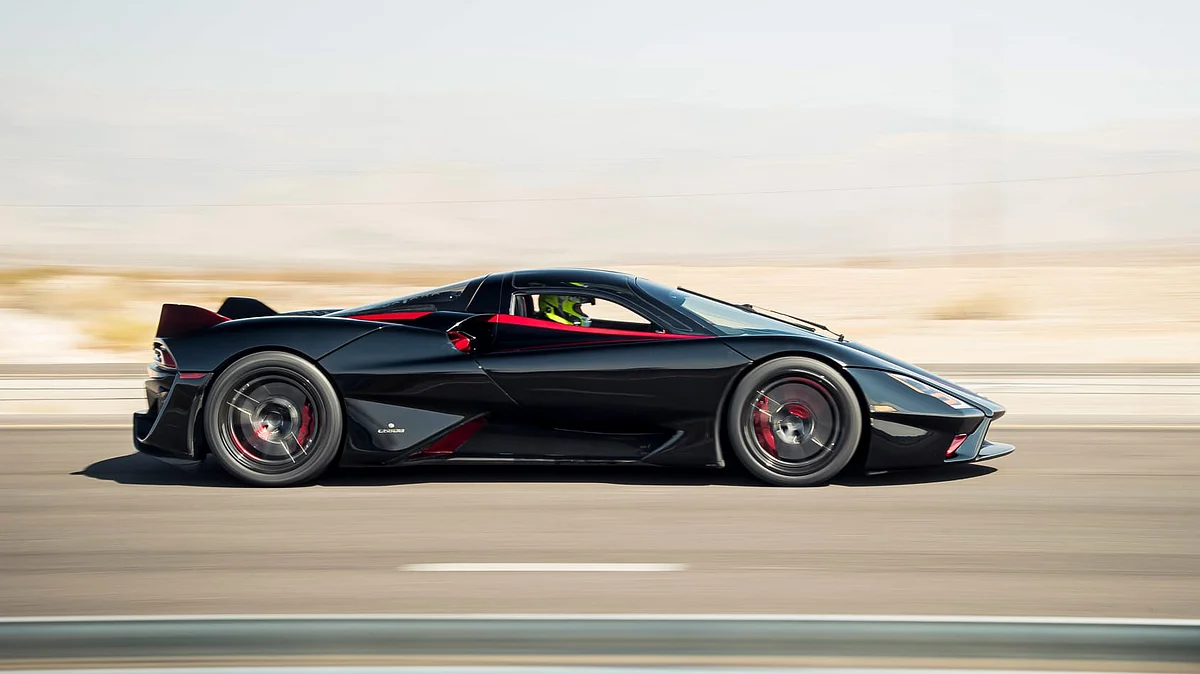 The highest speed record was achieved on a public road