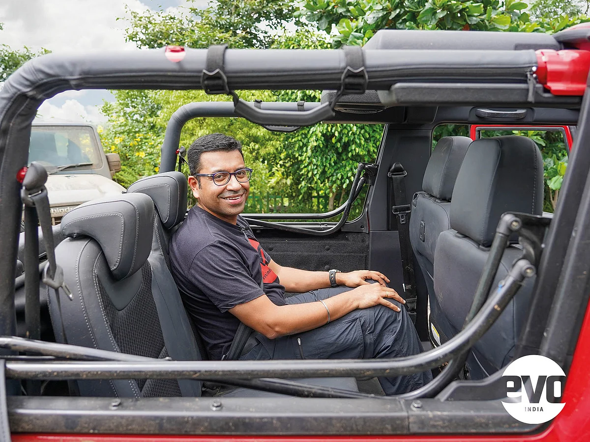 Front-facing seats means the Thar can now fit four occupants comfortably