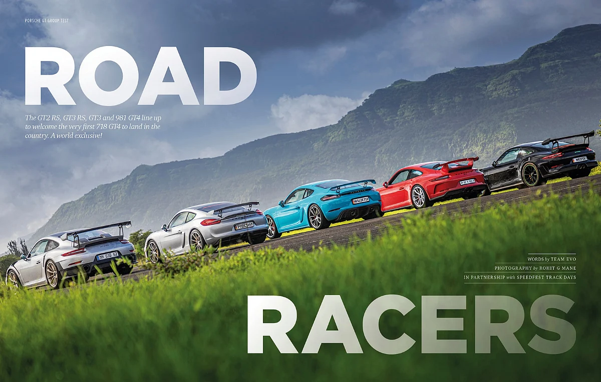 We test the five GT Porsche's on an airstrip with no speed limits and no rules