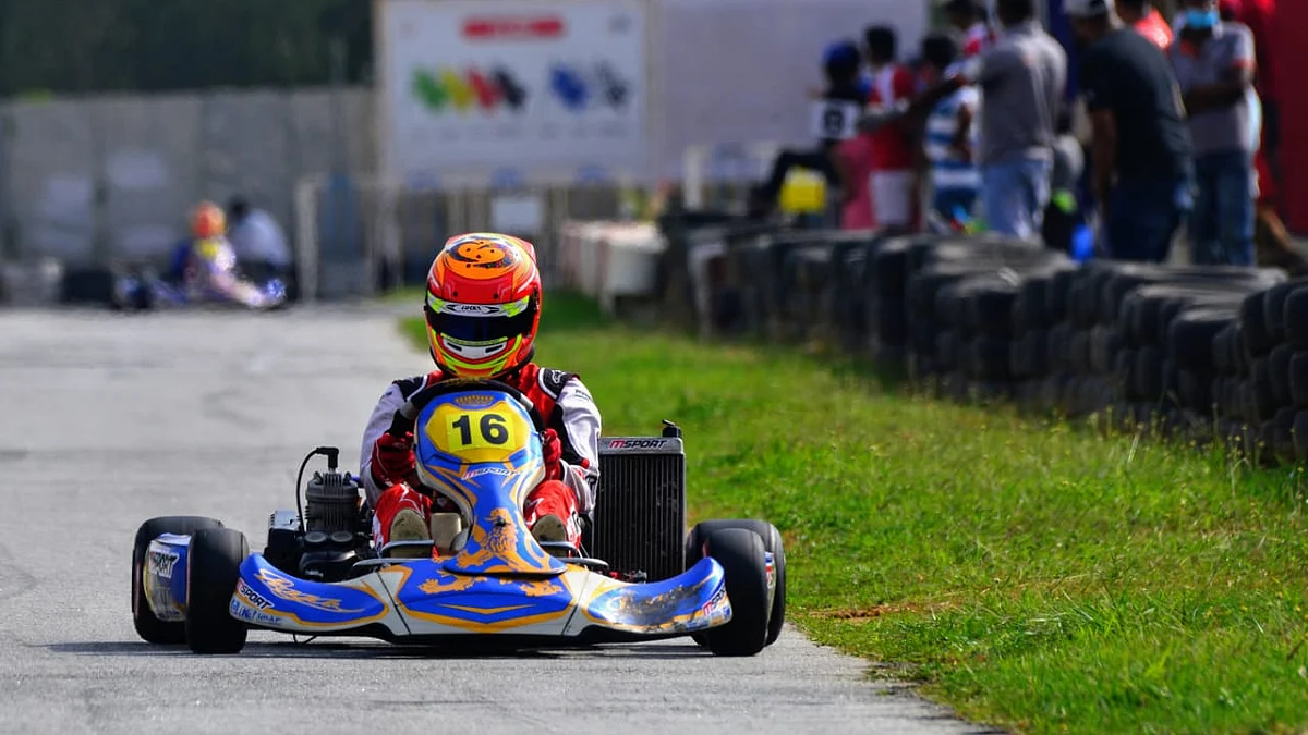 Ruhaan Alva does a clean sweep at the National Karting Championship X30 Class
