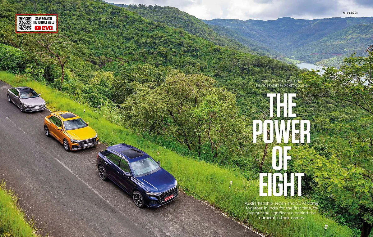 We bring together Audi India’s flagships to understand the power of eight