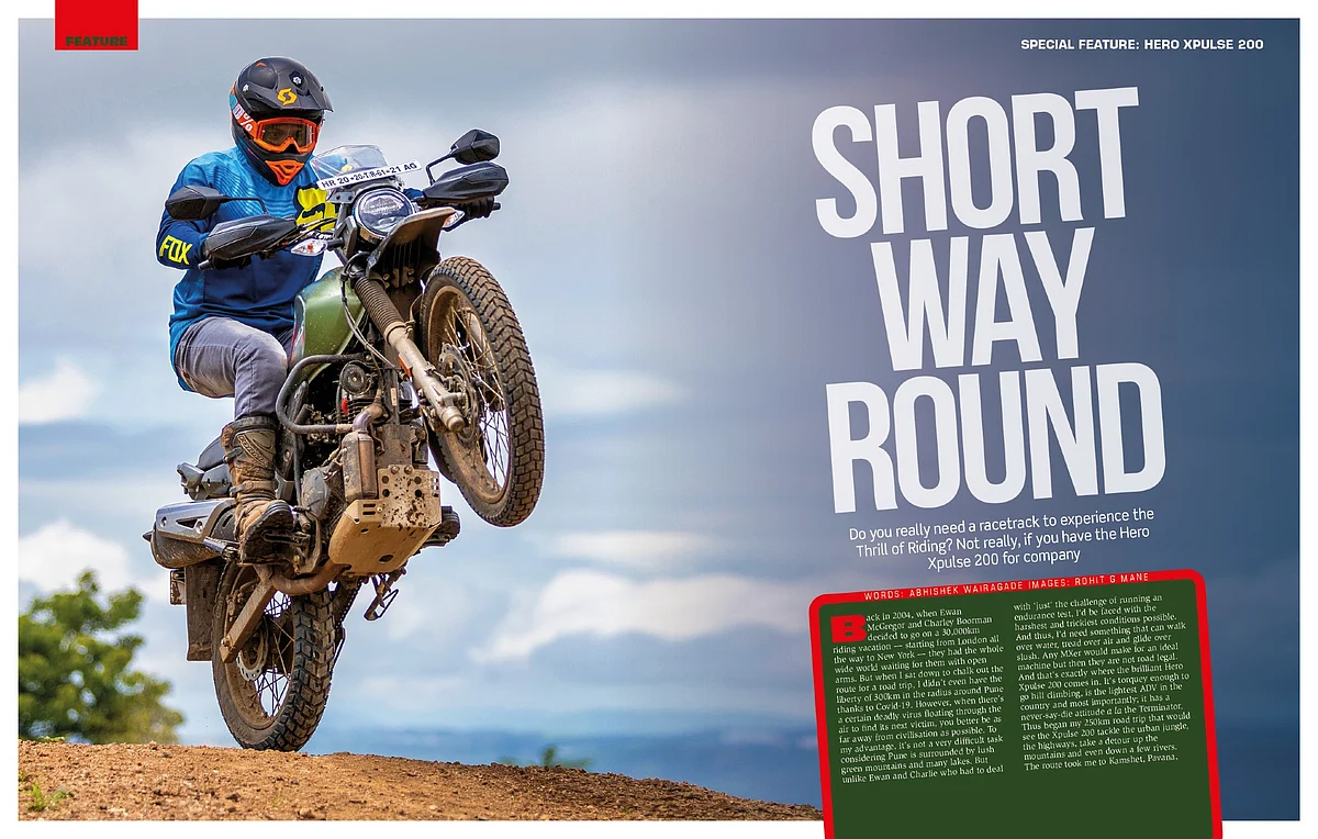 Discovering the off-road trails with the Xpulse 200