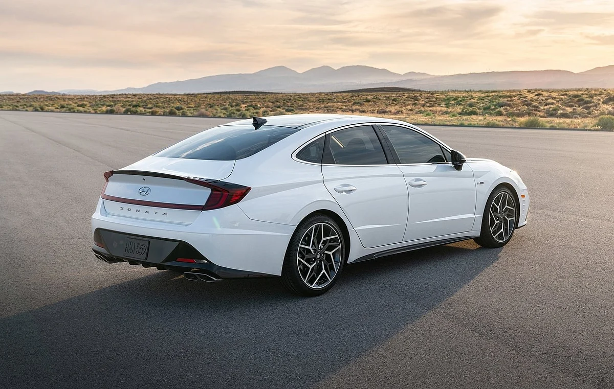 The N Line variant gets aglossy black lip spoiler