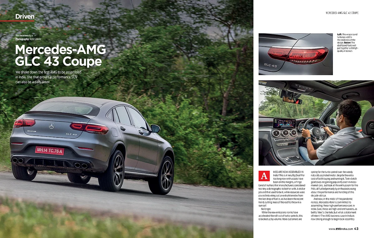 We drove the Mercedes GLC 43 AMG- the first AMG car to be assembled in India