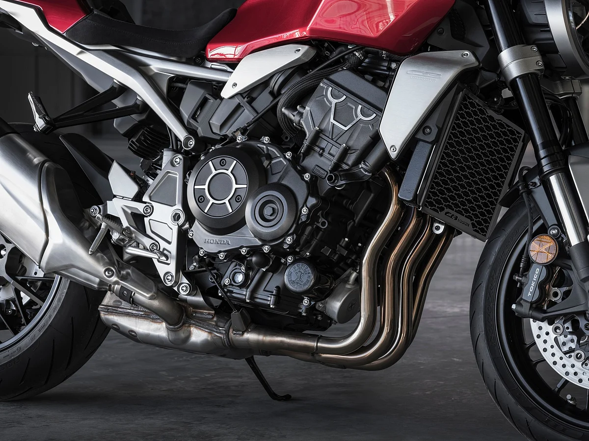 For 2021, the CB1000R's engine features some tweaks for a smoother power delivery