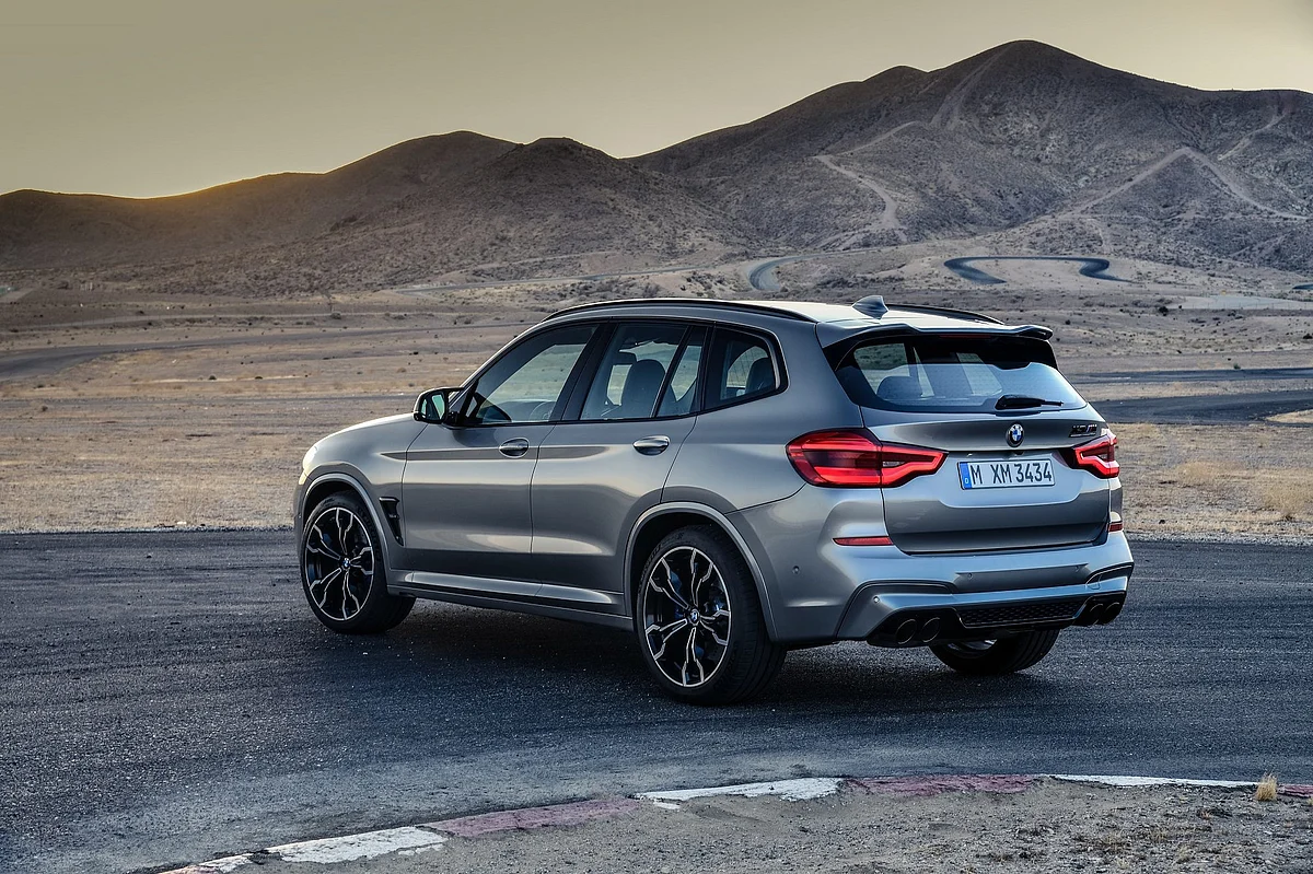 THE X3 M has a longer wheelbase and gets hexagonal wheel arches