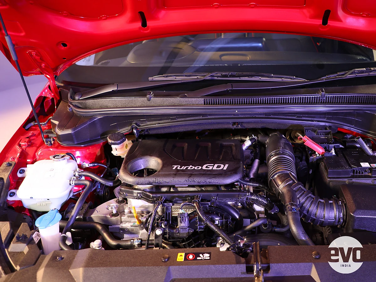 The i20 gets a 1-litre turbo-petrol engine making 118bhp