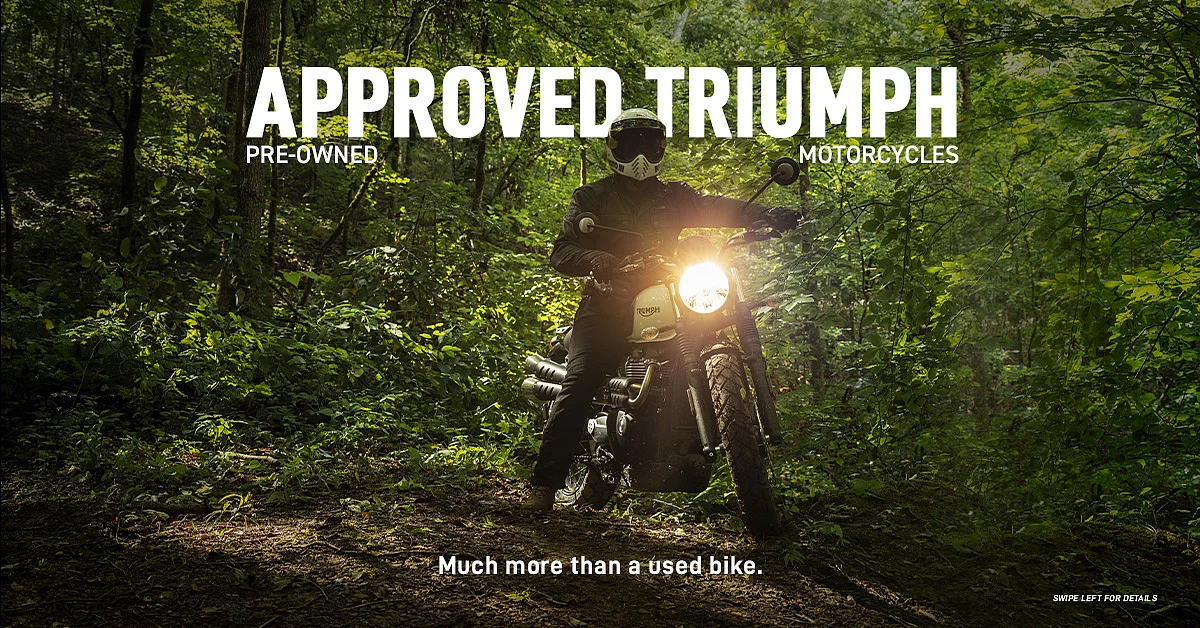Triumph launches ‘Approved Triumph’ pre-owned motorcycles in India
