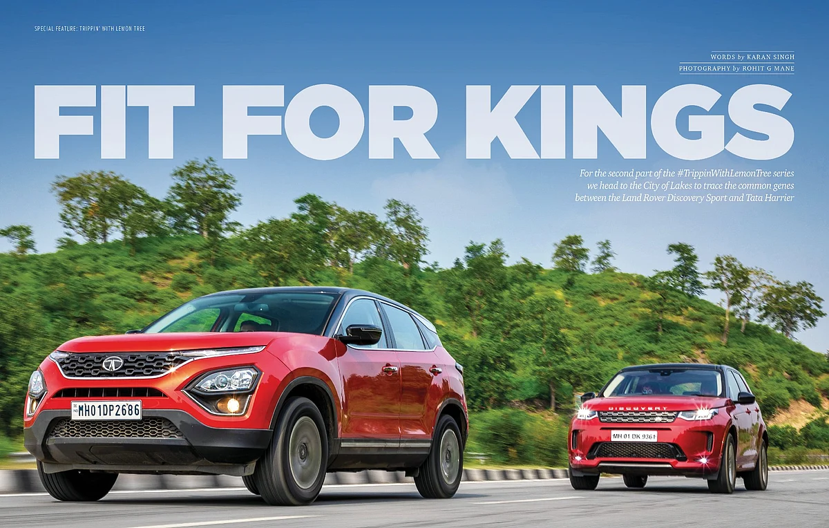 We go on a road trip to Udaipur in the Harrier and Discovery Sport