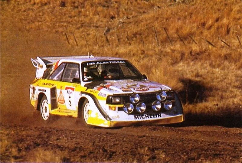 Stig Blomqvist at the 1985 Argentina Rally