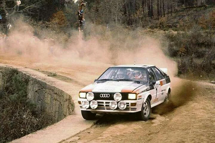 Michele Mouton at the 1982 Rally Portugal
