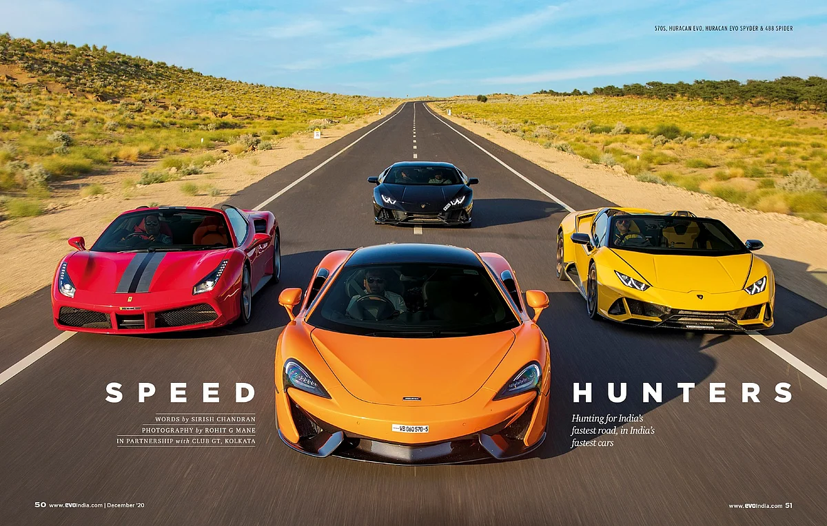 Recreating memories with the fast cars on the fastest roads we have ever seen in this country