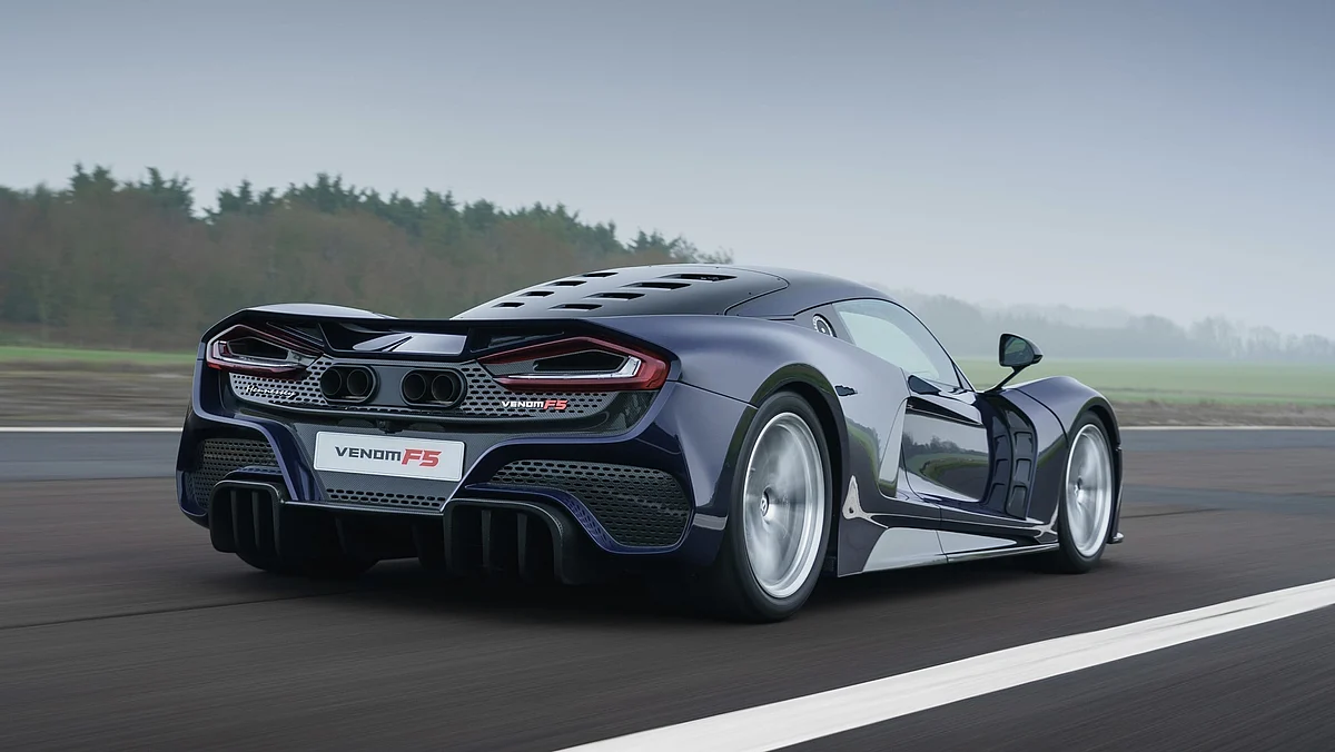 The Inconel exhaust system also contributes to its lower kerb weight
