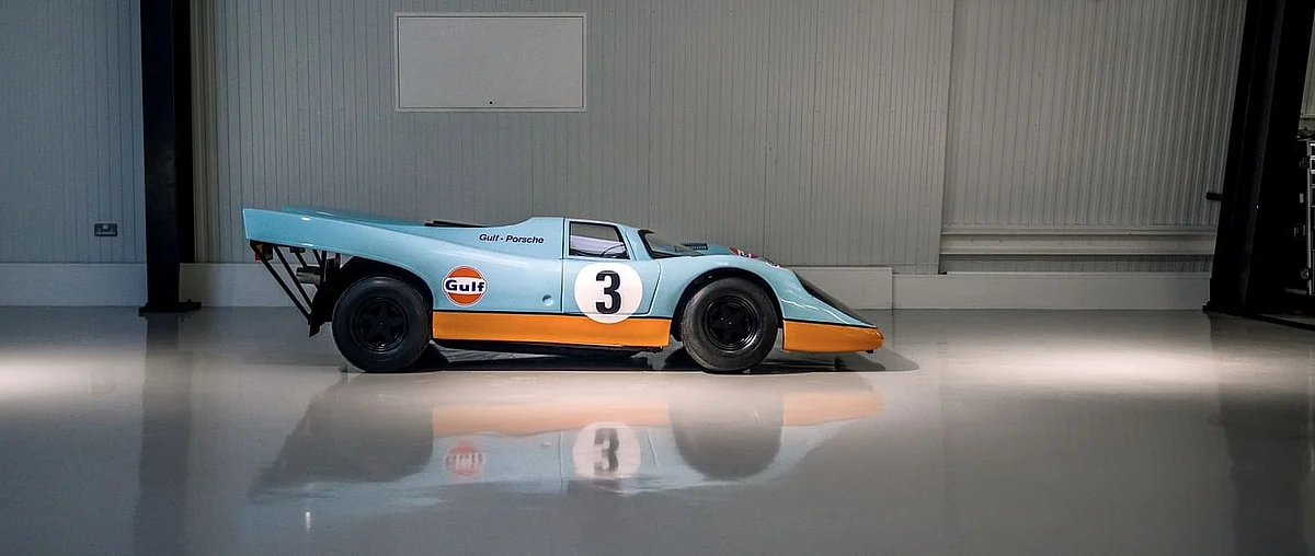 a replica scale model of a Porsche 917