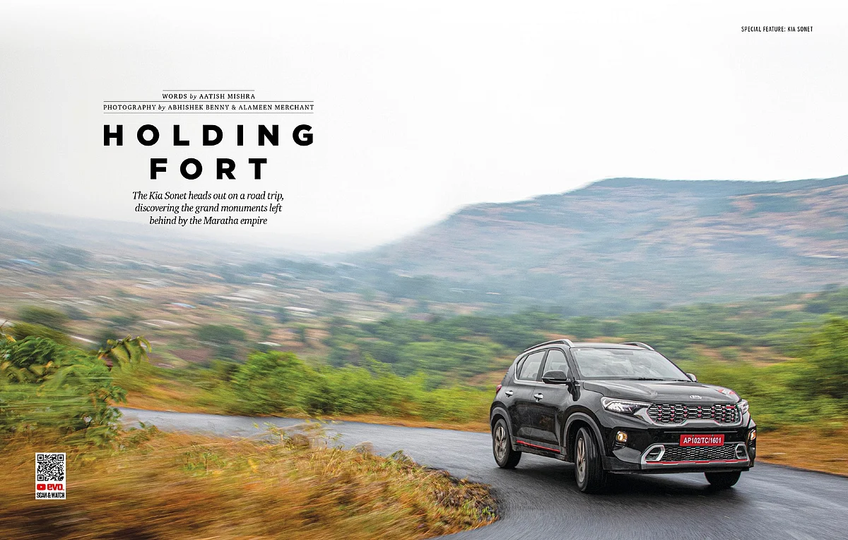 We drive the Kia Sonet to the Forts around our HQ in Pune